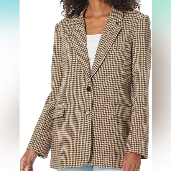 Astr The Label Rachel Houndstooth Blazer - Picture 2 of 7